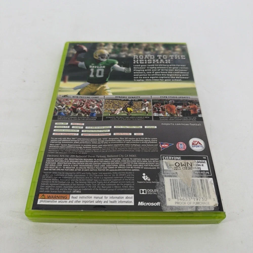 NCAA Football 13 Xbox 360